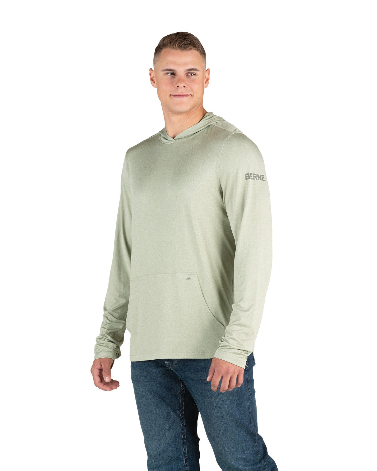 Berne Long Sleeve Hooded UPF Sun Shirt