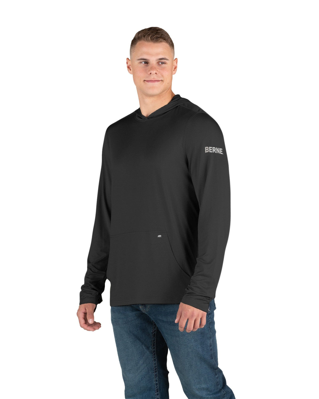 Berne Long Sleeve Hooded UPF Sun Shirt