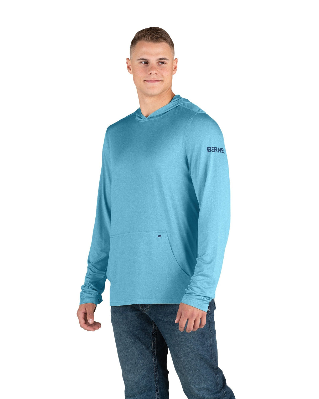 Berne Long Sleeve Hooded UPF Sun Shirt