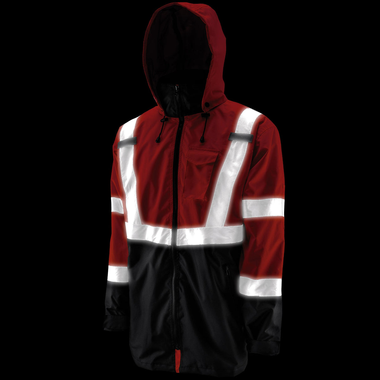 Hi-Viz Orange Parka Jacket