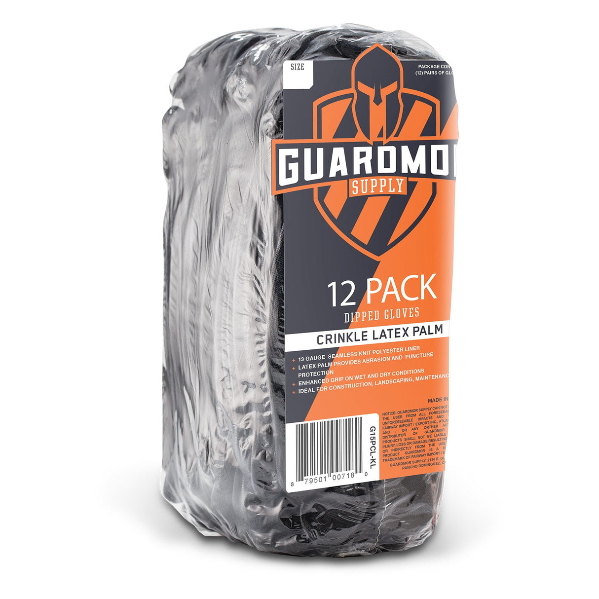 Crinkle Latex Glove - 12 Pack