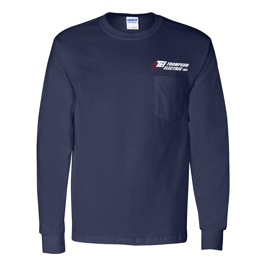 Thompson Electric-Gildan Ultra Cotton Long Sleeve Pocket T-Shirt