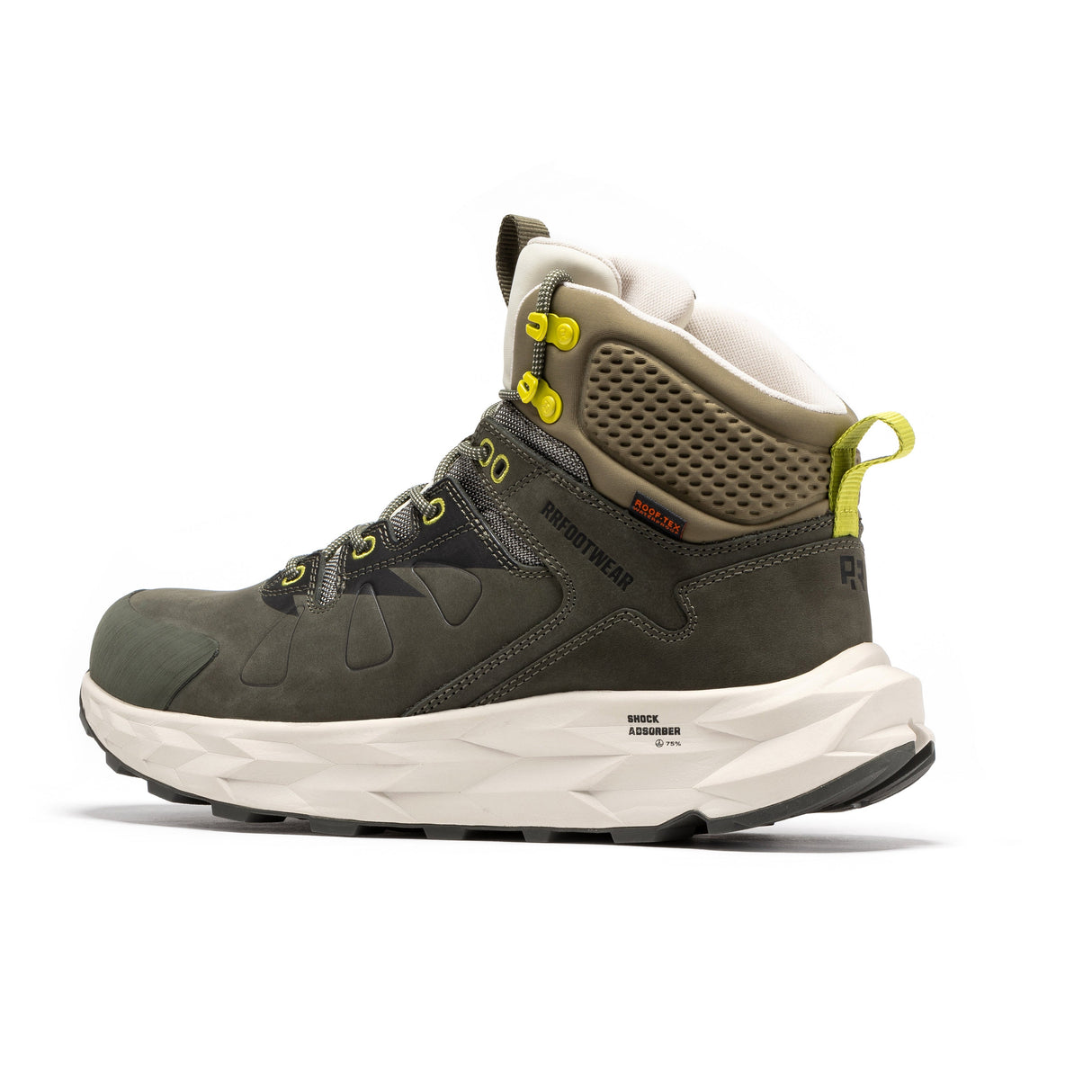 ROCKROOSTER Farmington Green 6 Inch Waterproof Hiking Boots with VIBRAM® Outsole OC21033