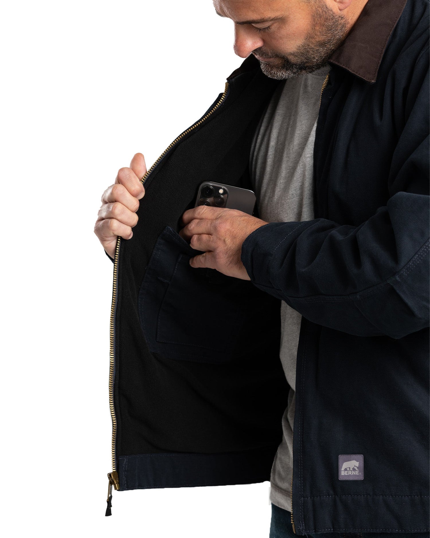 Berne Highland Washed Gasoline Jacket