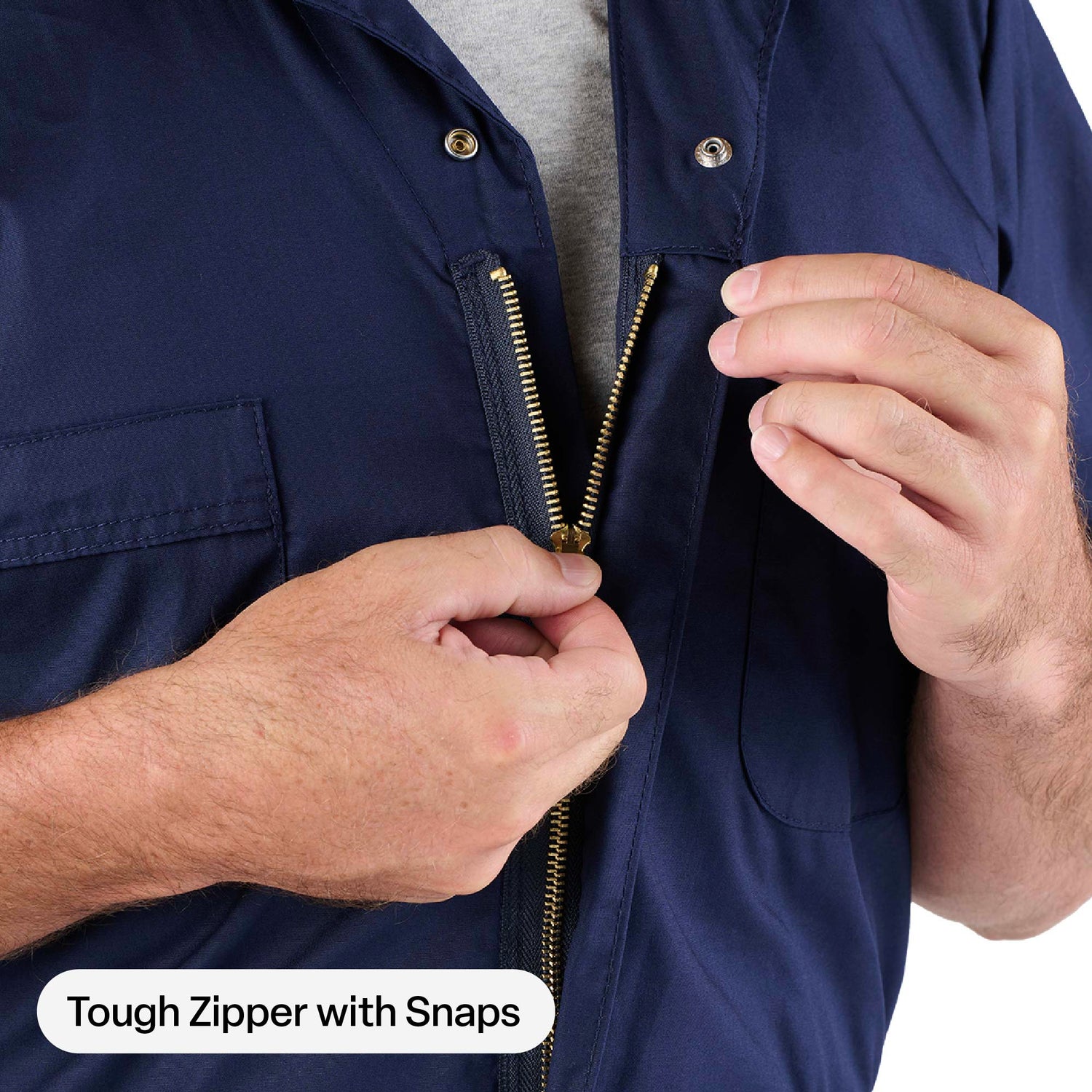 Berne Heritage Short Sleeve Poplin Coverall