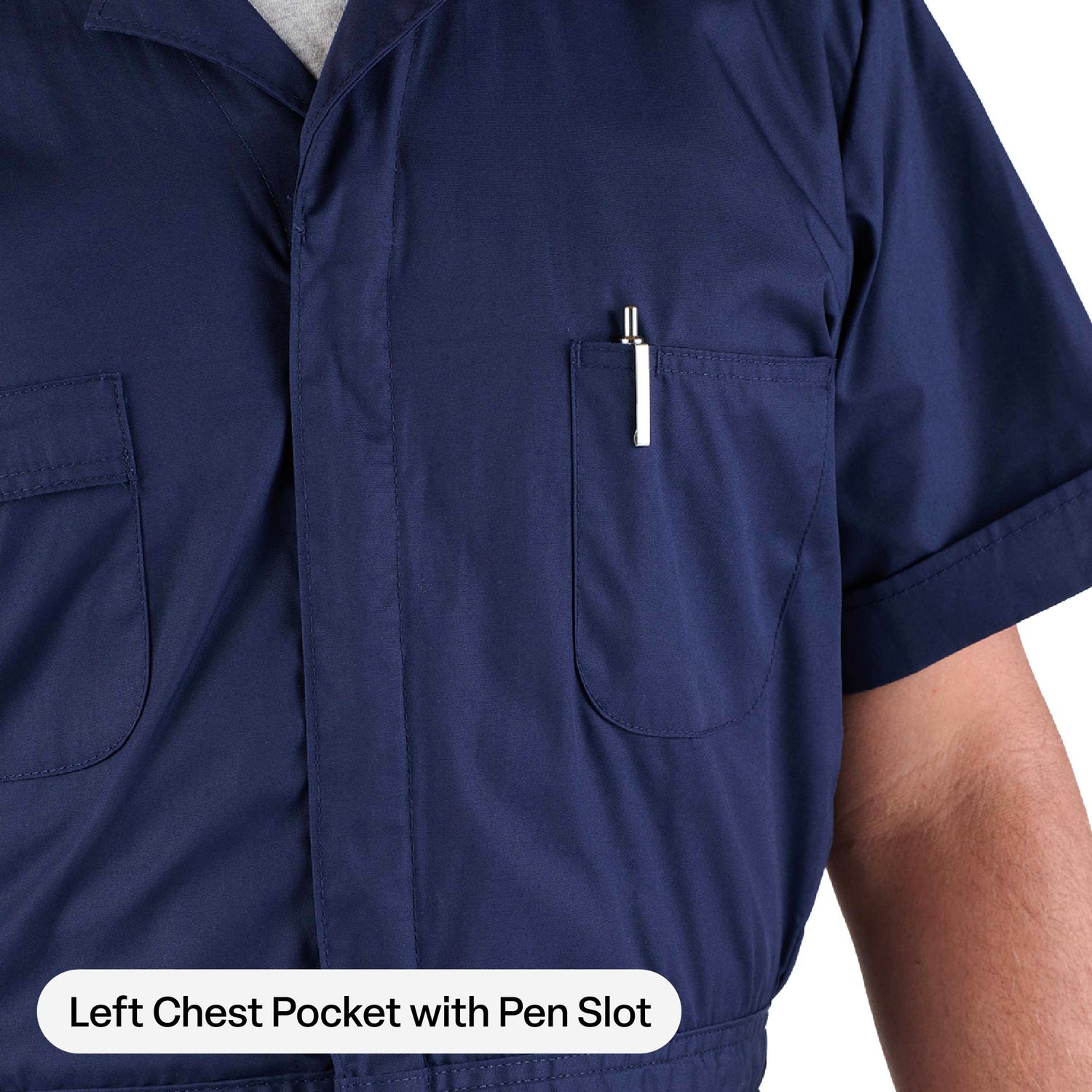 Berne Heritage Short Sleeve Poplin Coverall