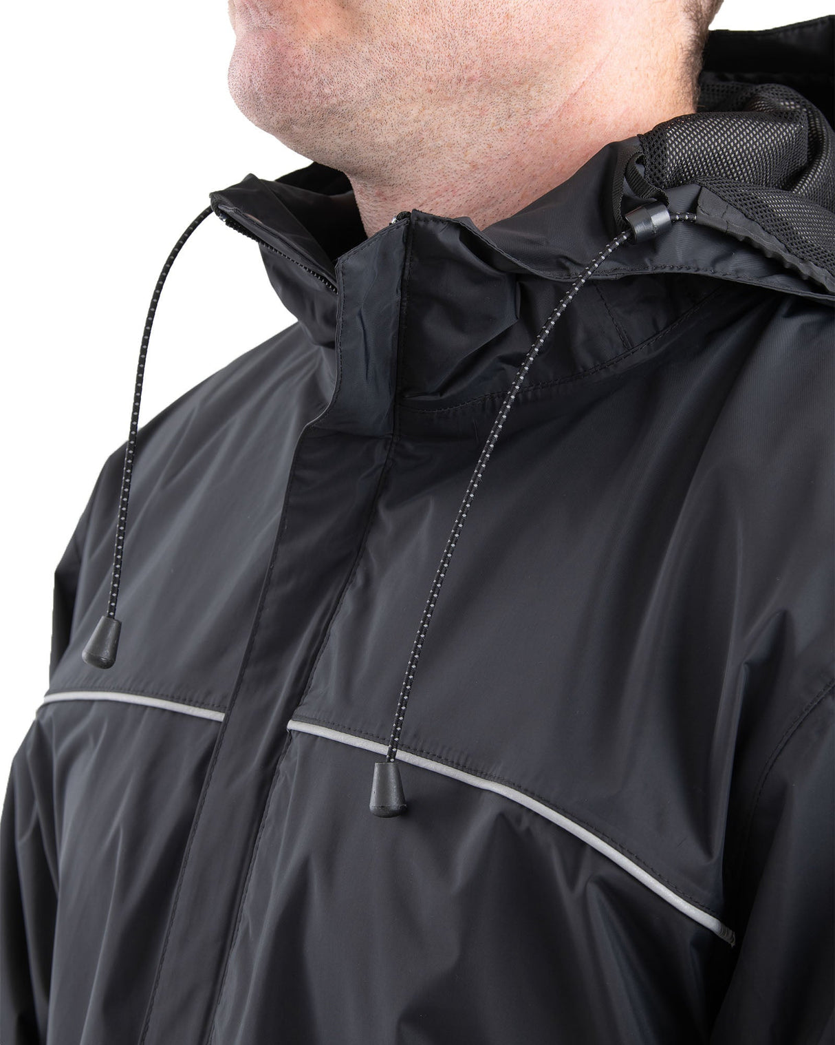 Berne Coastline Lightweight Hooded Rain Jacket