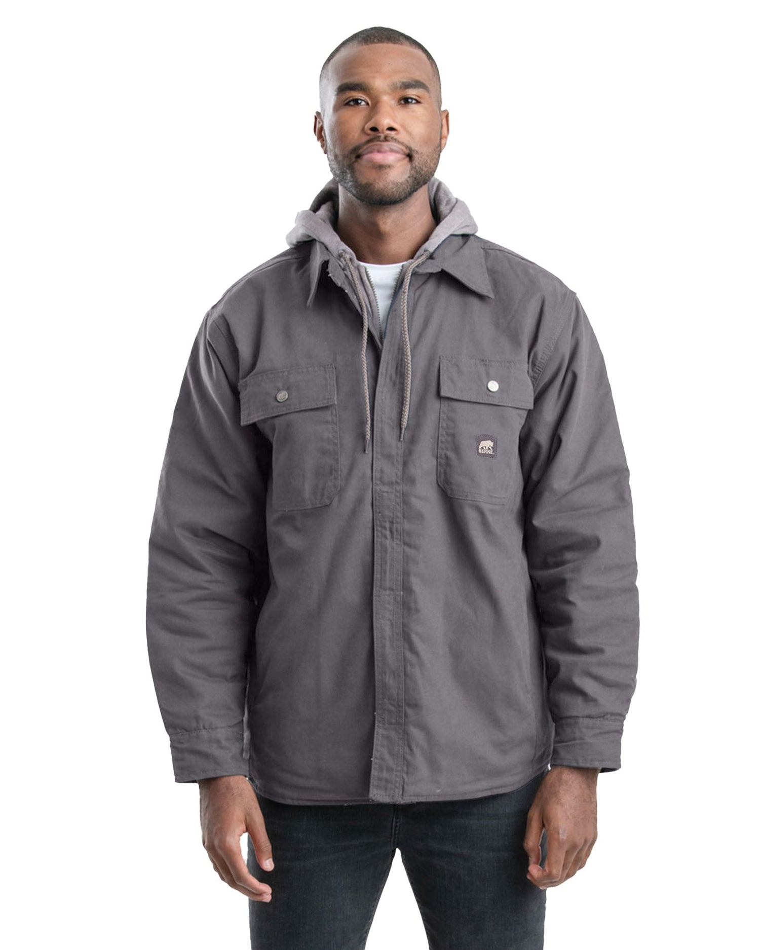 Berne Heartland Duck Hooded Shirt Jacket