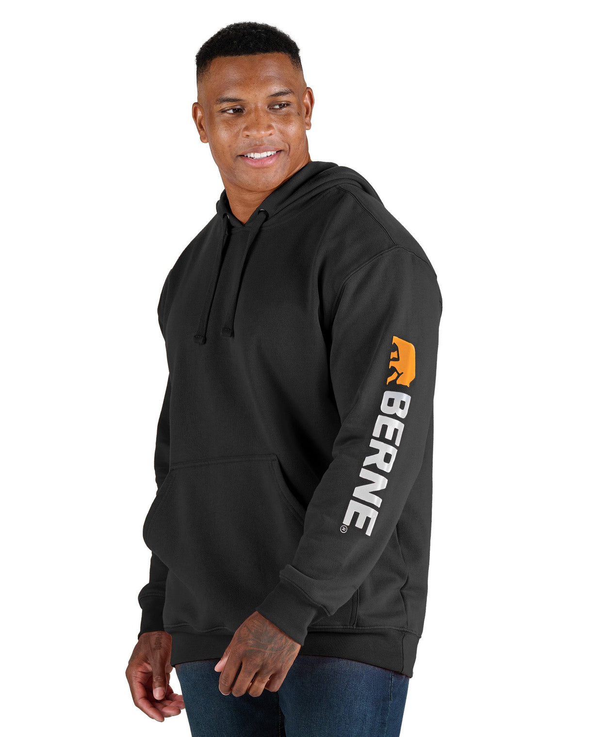 Berne Signature Sleeve Hooded Pullover
