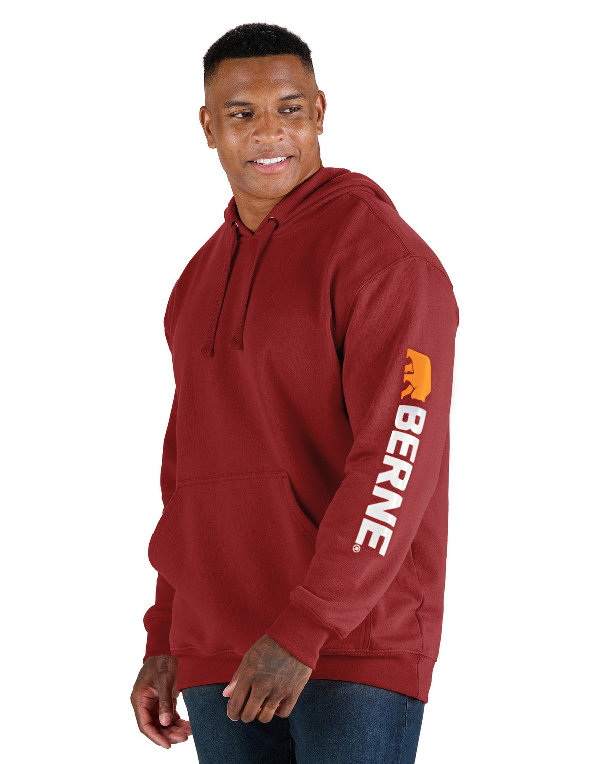 Berne Signature Sleeve Hooded Pullover
