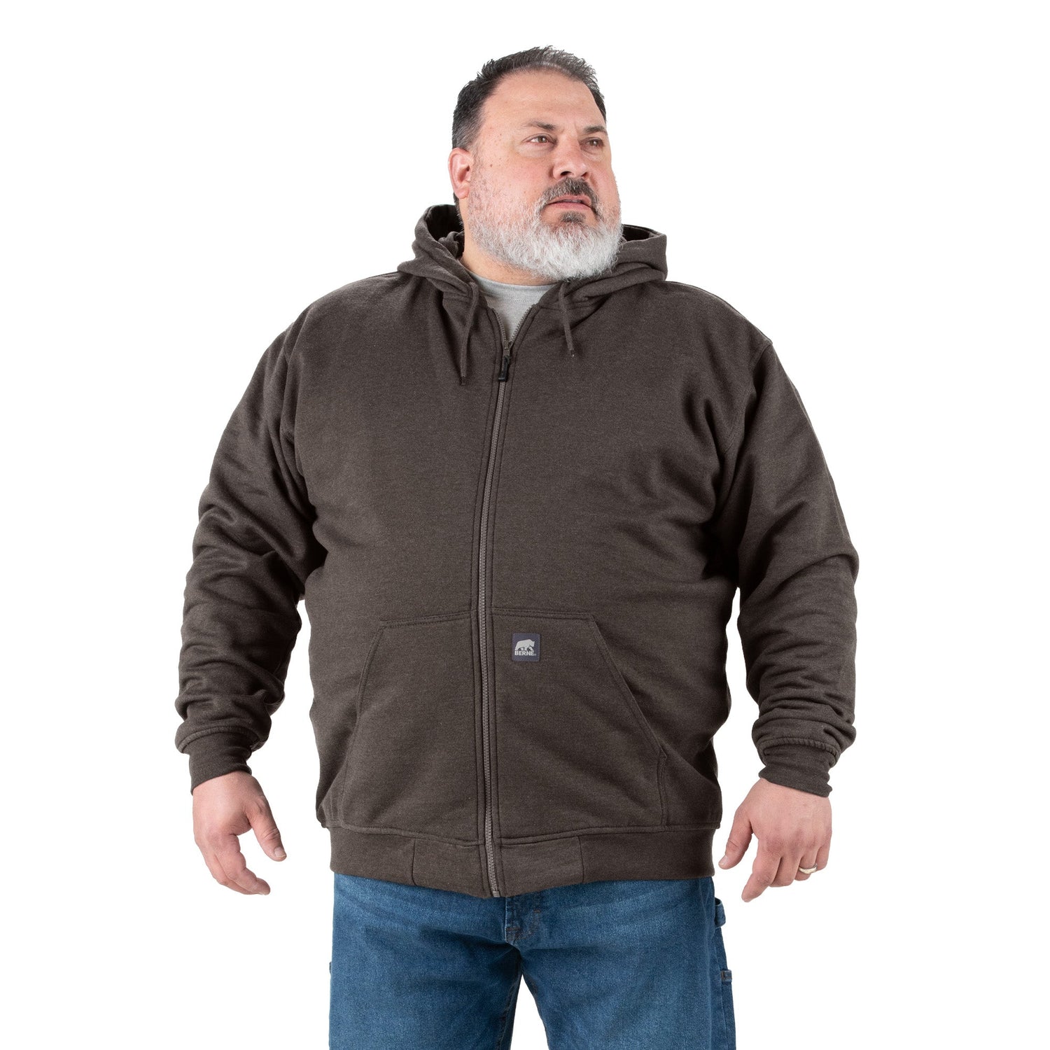 Berne Heritage Thermal-Lined Full-Zip Hooded Sweatshirt