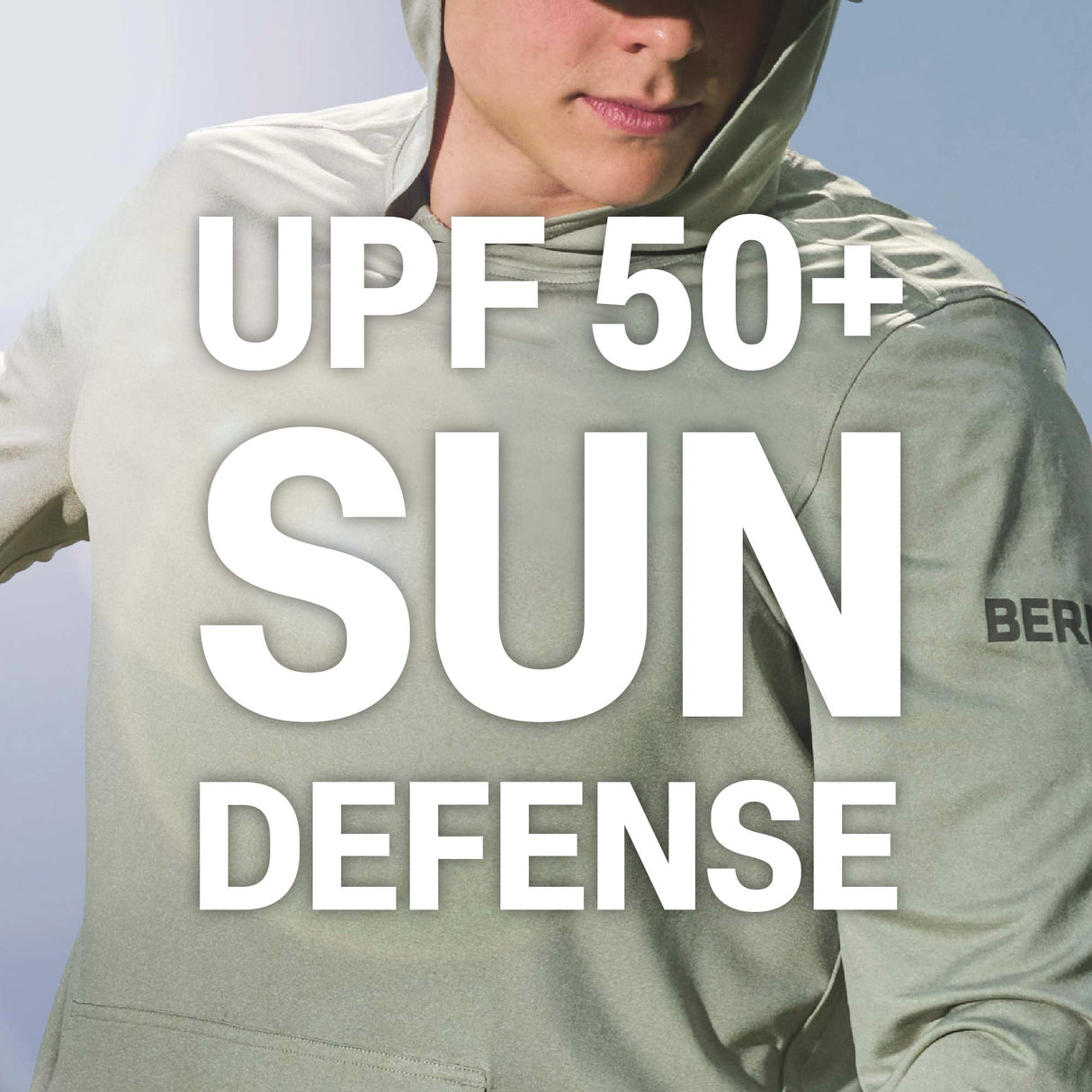 Berne Long Sleeve Hooded UPF Sun Shirt