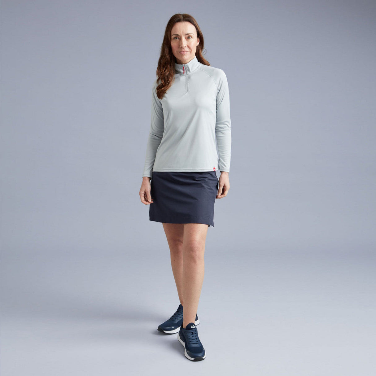 Gill Women's UV Tec Long Sleeve Zip Tee