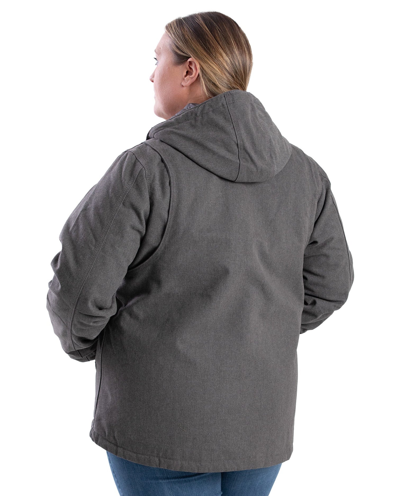 Berne Women's Heathered Duck Hooded Jacket