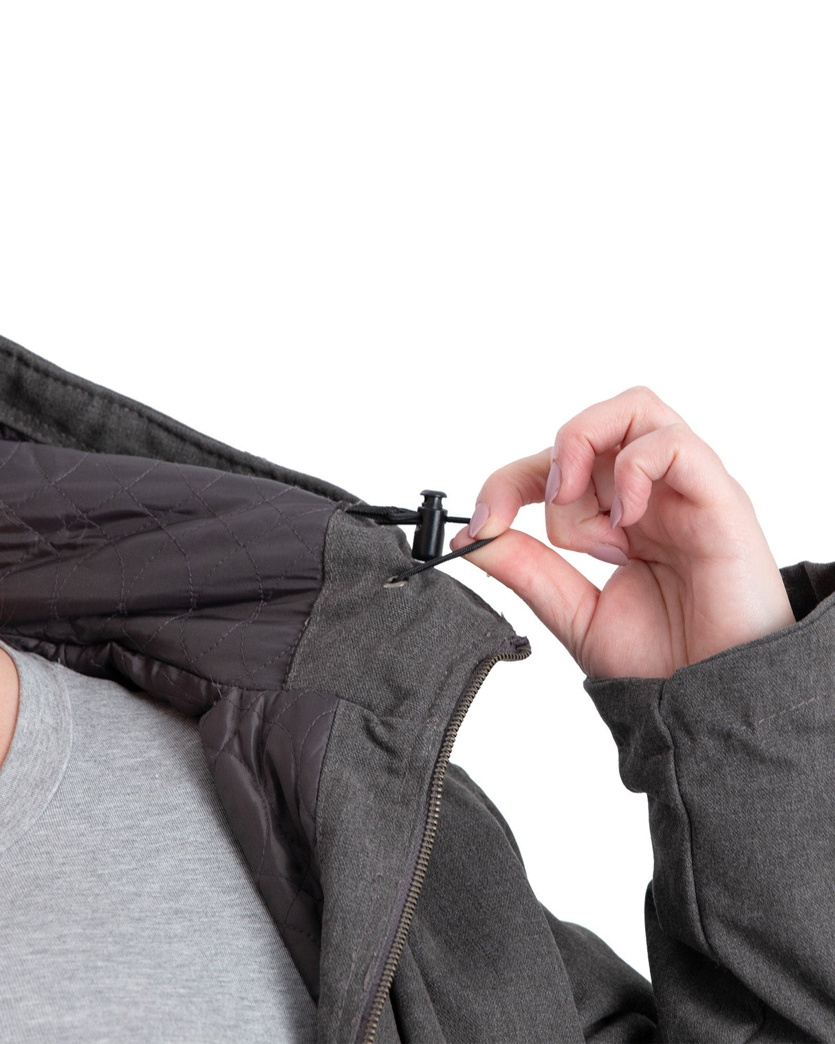 Berne Women's Heathered Duck Hooded Jacket