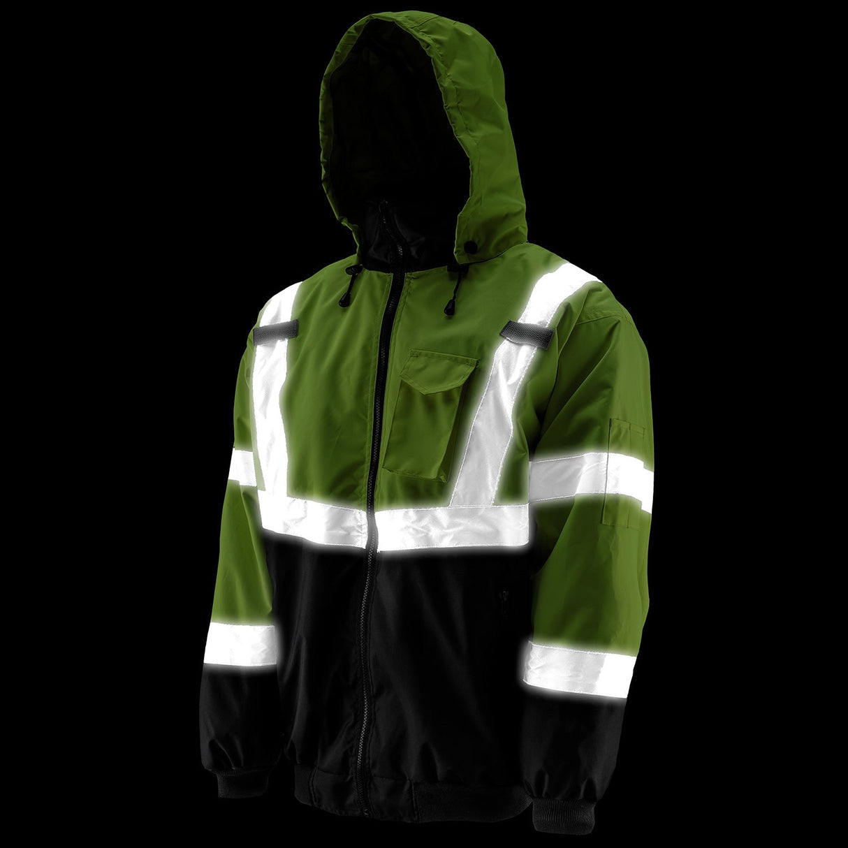 Hi-Viz Yellow Bomber Jacket