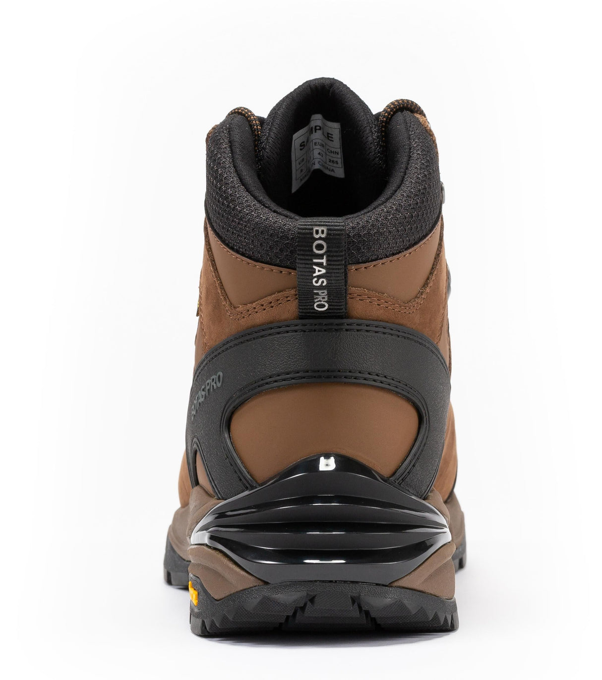 Botas Pro Brown 6 Inch Waterproof Hiking Boots with VIBRAM® Traction Lug Outsole BP22121