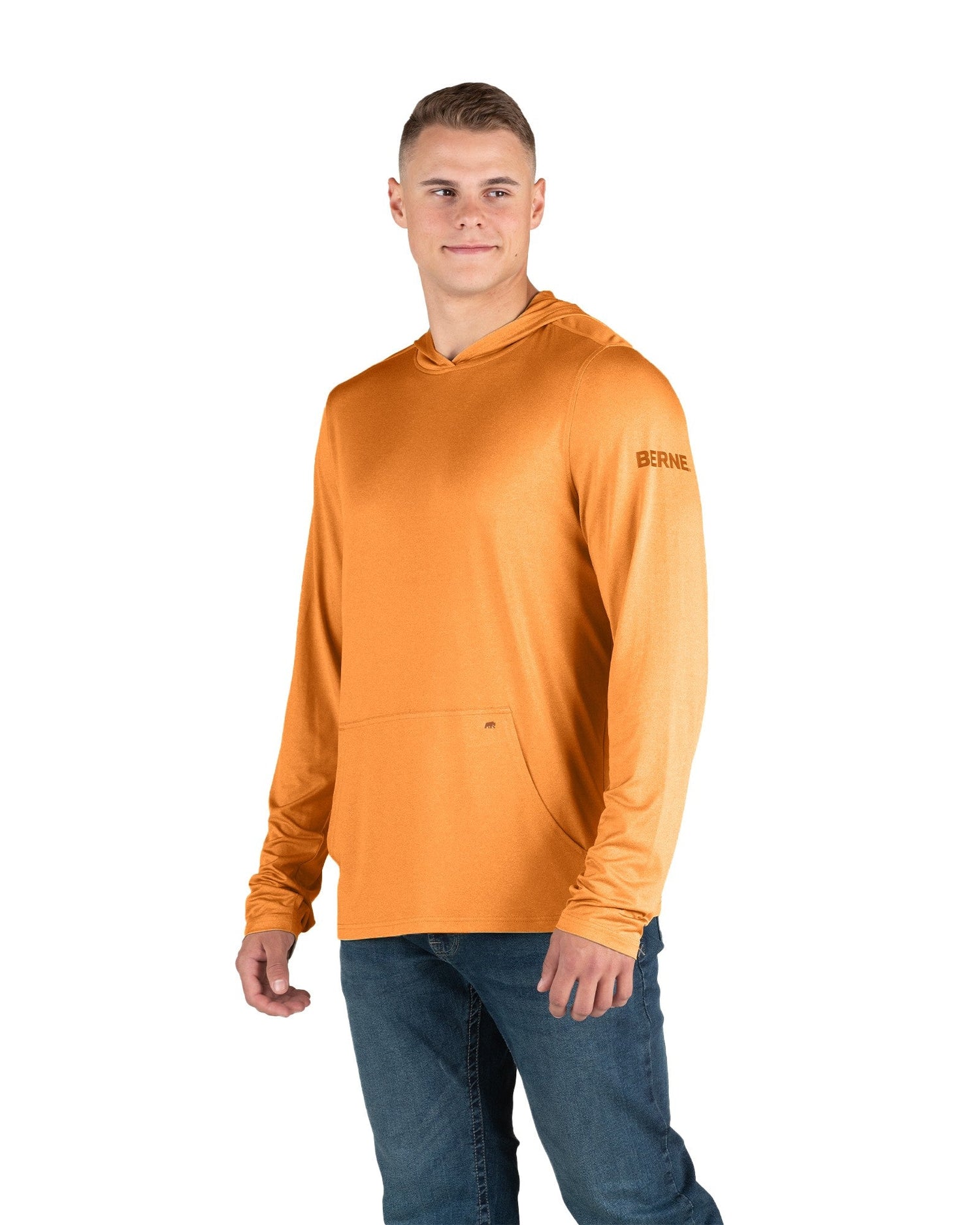 Berne Long Sleeve Hooded UPF Sun Shirt