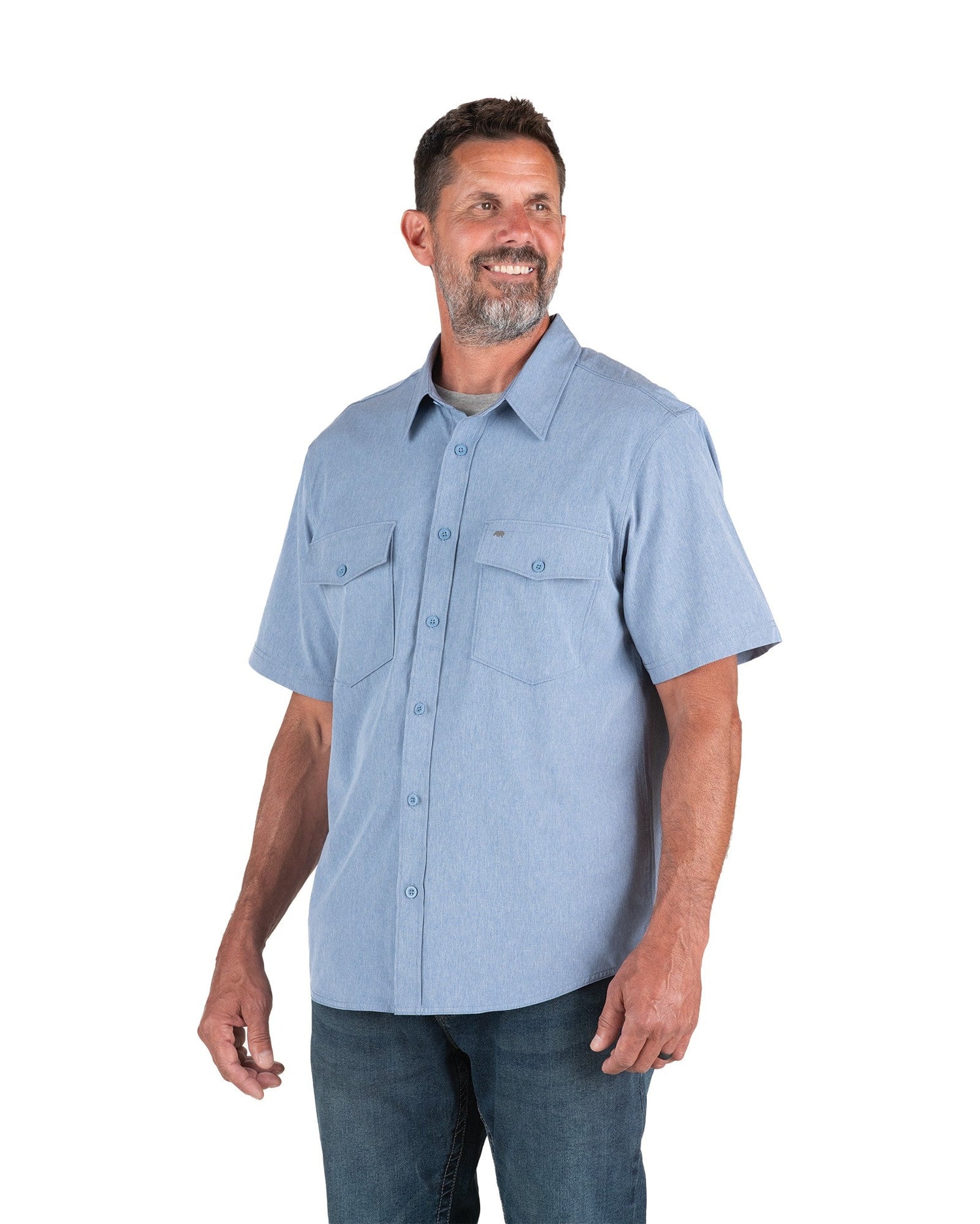 Berne Flex180® UPF Button Down Short Sleeve Shirt
