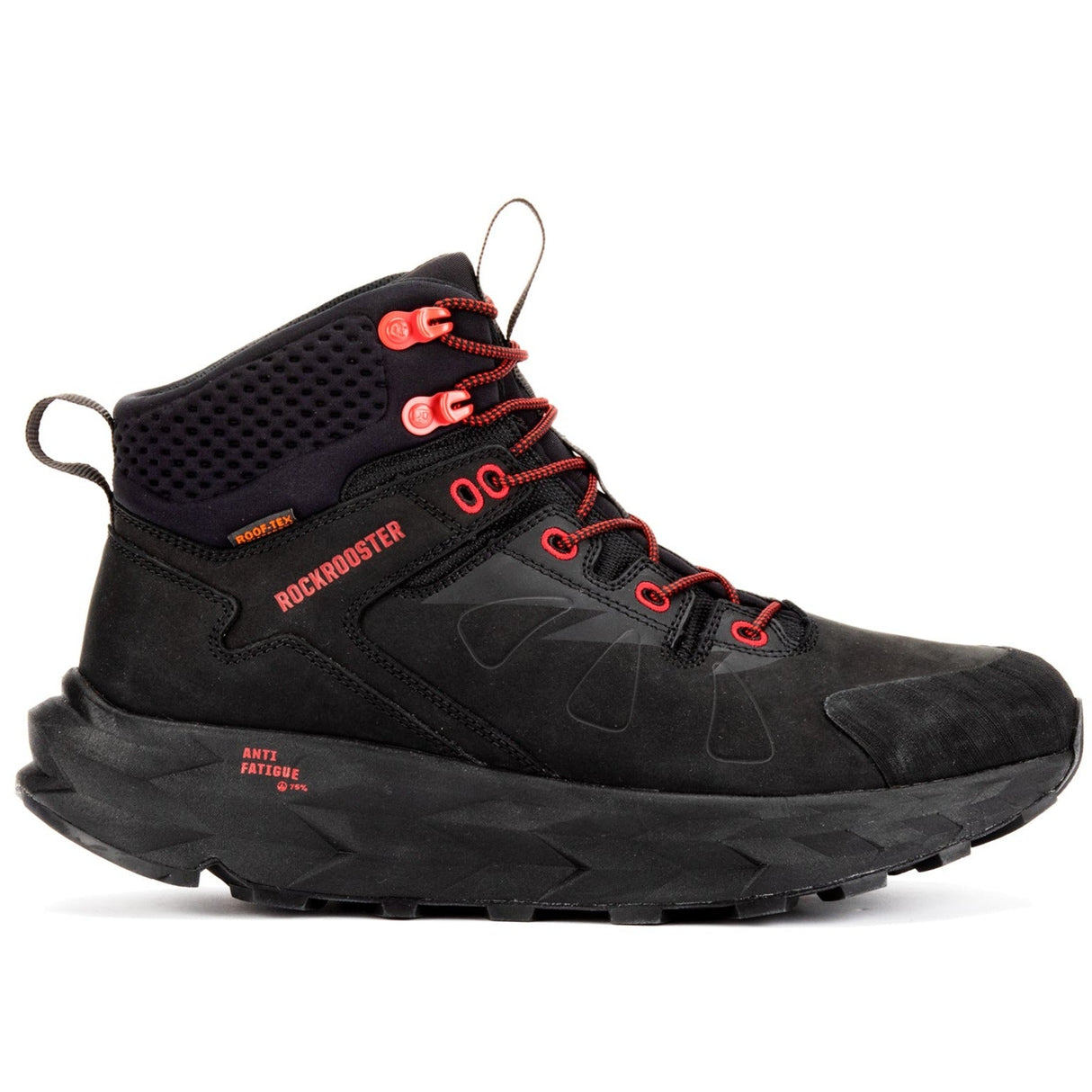ROCKROOSTER Farmington Black 6 Inch Waterproof Hiking Boots with VIBRAM® Outsole OC21034