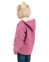 Berne Toddler Girls' Sherpa-Lined Softstone Hooded Coat