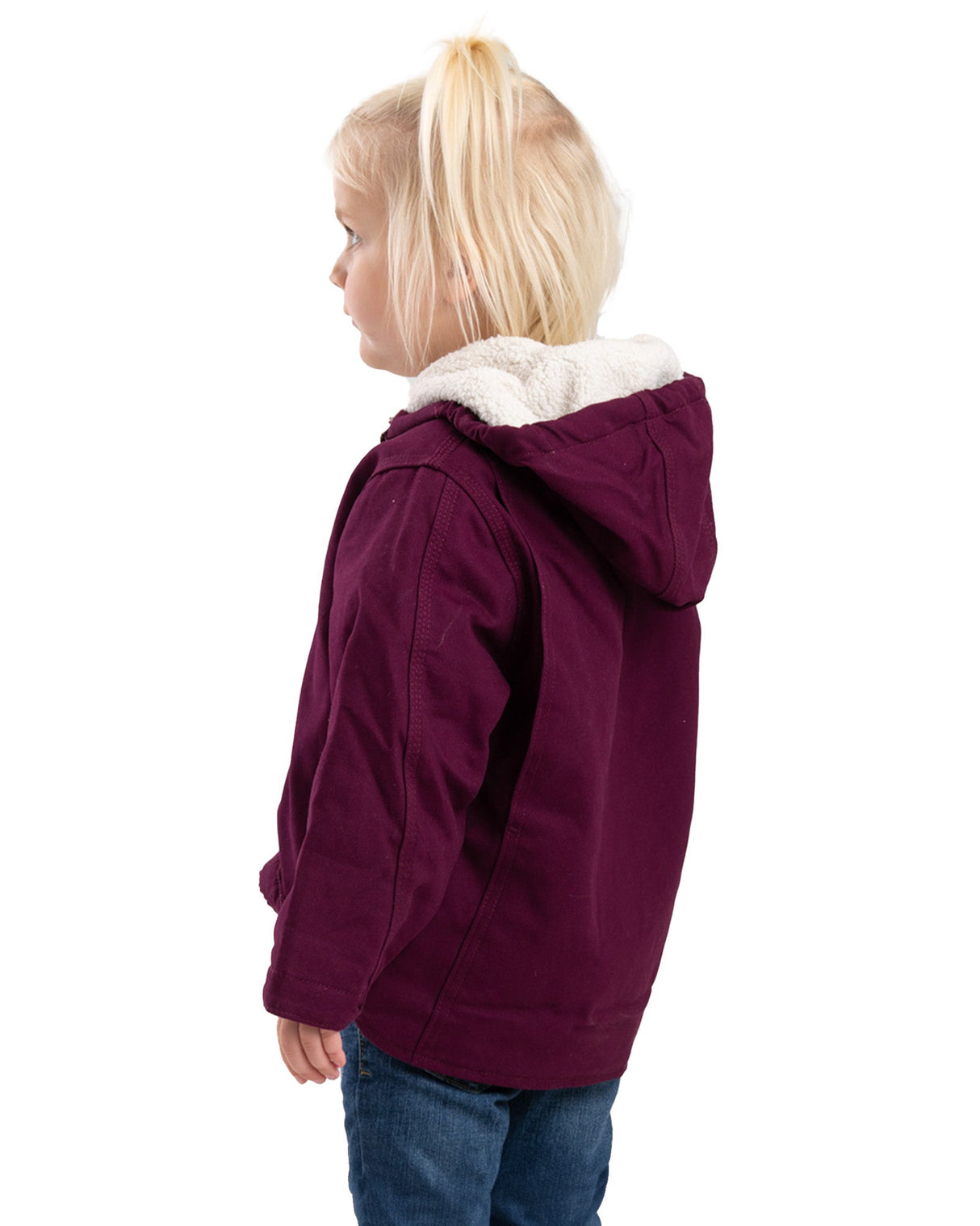 Berne Toddler Girls' Sherpa-Lined Softstone Hooded Coat