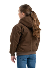 Berne Youth Highland Softstone Duck Hooded Jacket