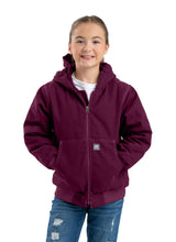 Berne Youth Highland Softstone Duck Hooded Jacket