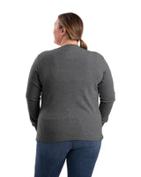 Berne Women's Heavyweight Rib-Knit Long Sleeve Henley