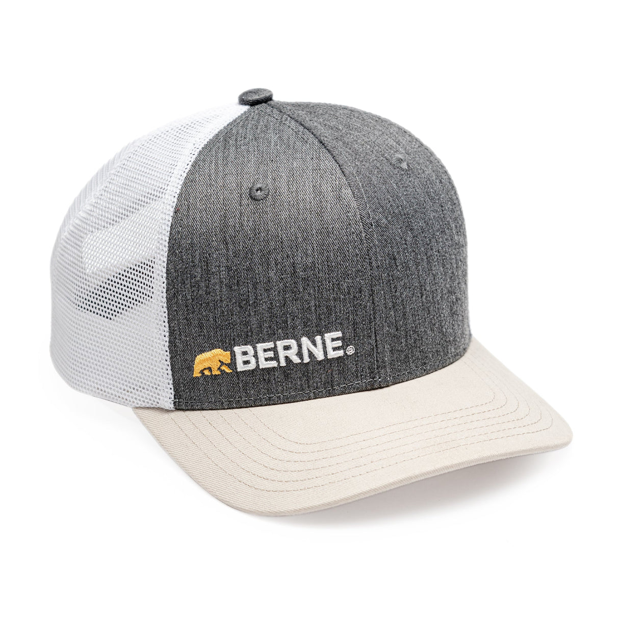 Berne Offset Logo Mesh-Back Cap