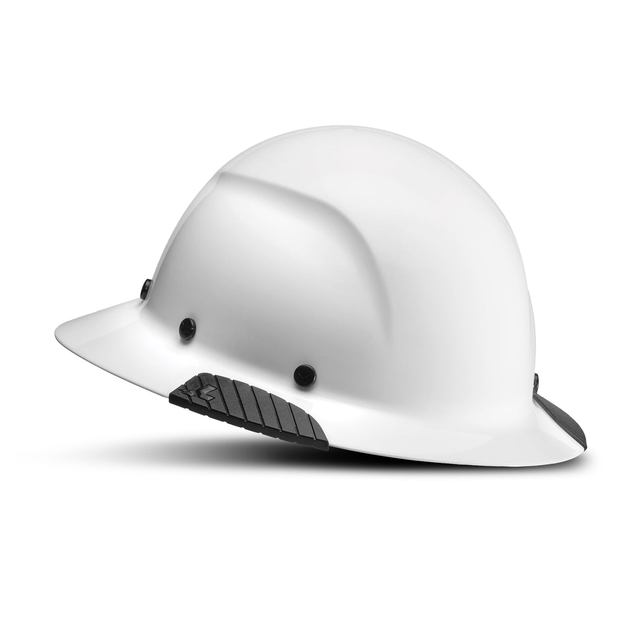 DAX Carbon Fiber White Full Brim Hardhat