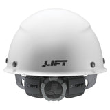 DAX Carbon Fiber White Cap Style Hardhat