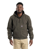 Berne Heartland Washed Duck Hooded Work Jacket