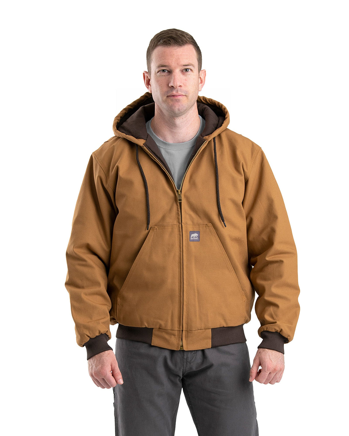 Berne Heritage Duck Hooded Active Work Jacket