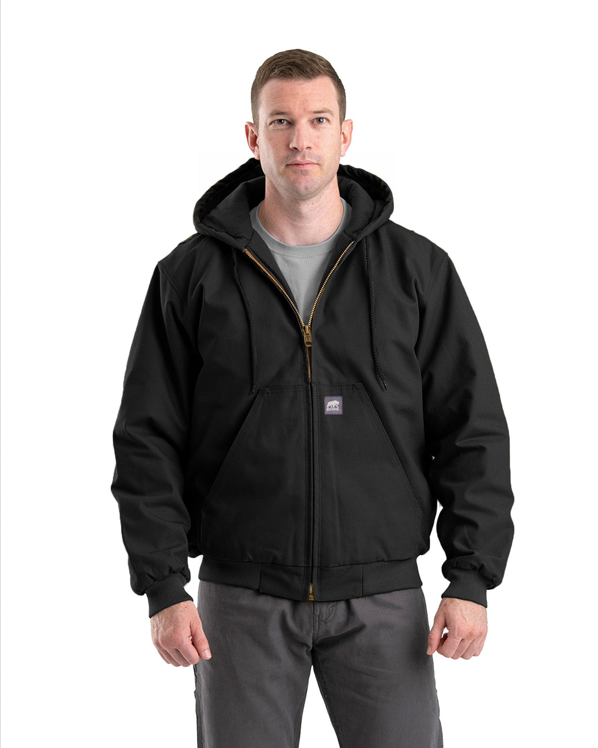 Berne Heritage Duck Hooded Active Work Jacket