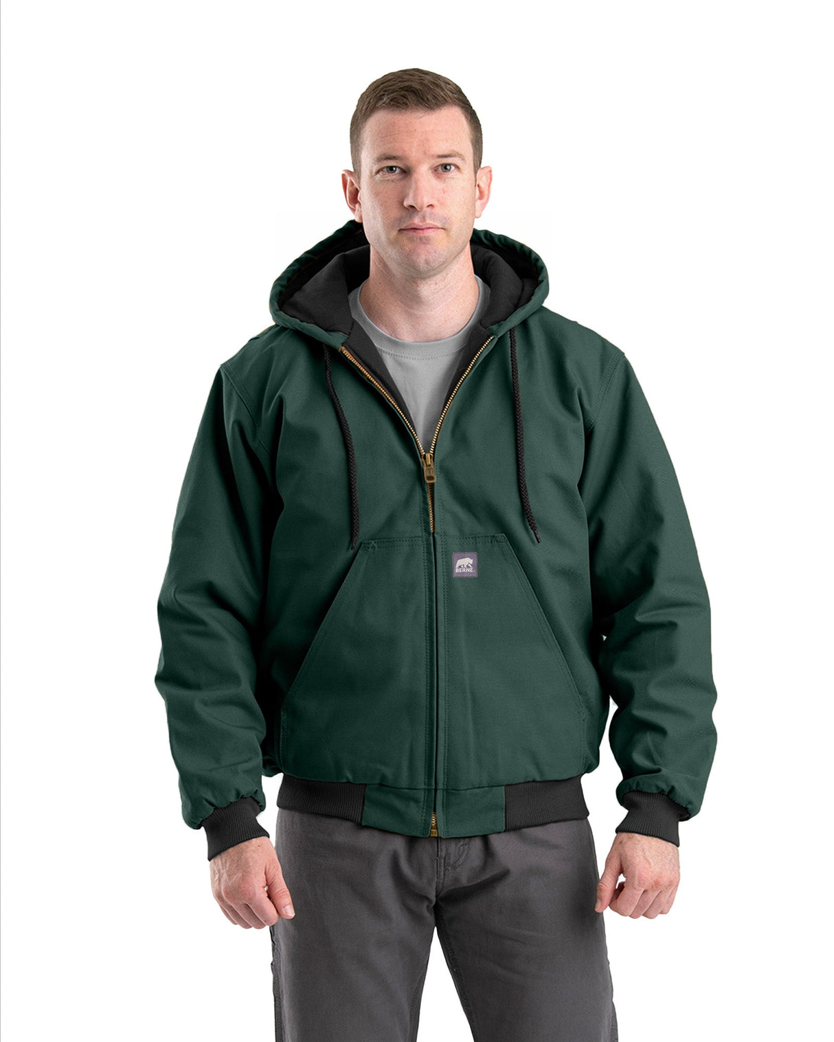 Berne Heritage Duck Hooded Active Work Jacket