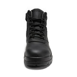 ROCKROOSTER Avalon Black 6 Inch Zip-sided Composite toe Leather Work Boots CP213BK