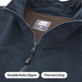Berne Heritage Thermal-Lined Quarter-Zip Sweatshirt