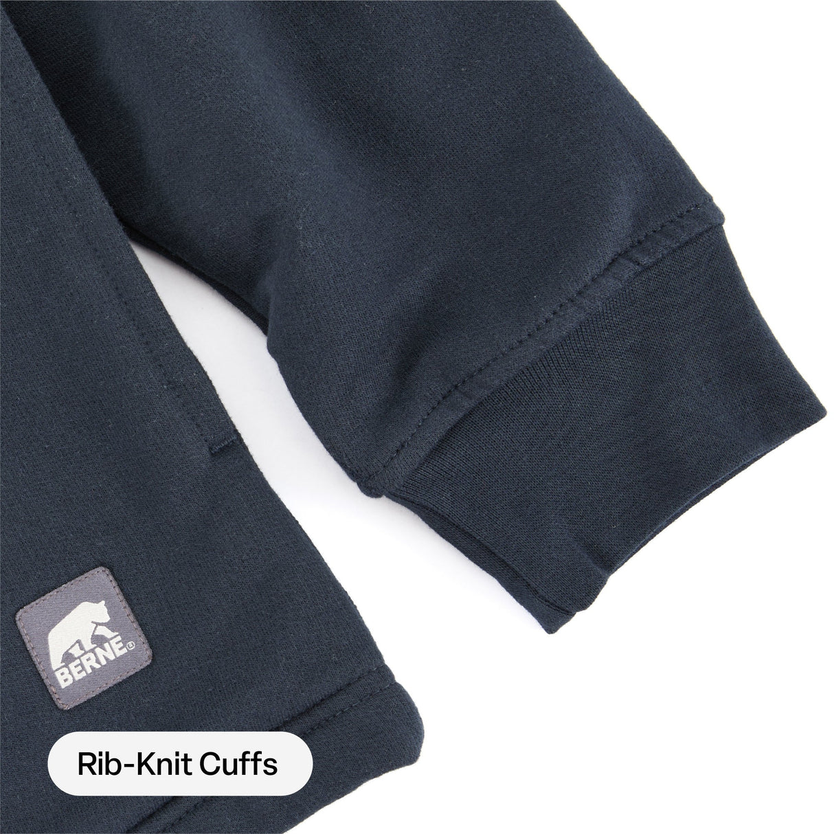 Berne Heritage Thermal-Lined Quarter-Zip Sweatshirt