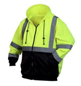 Class 3 Hi-Vis Zip-Up Hoodie