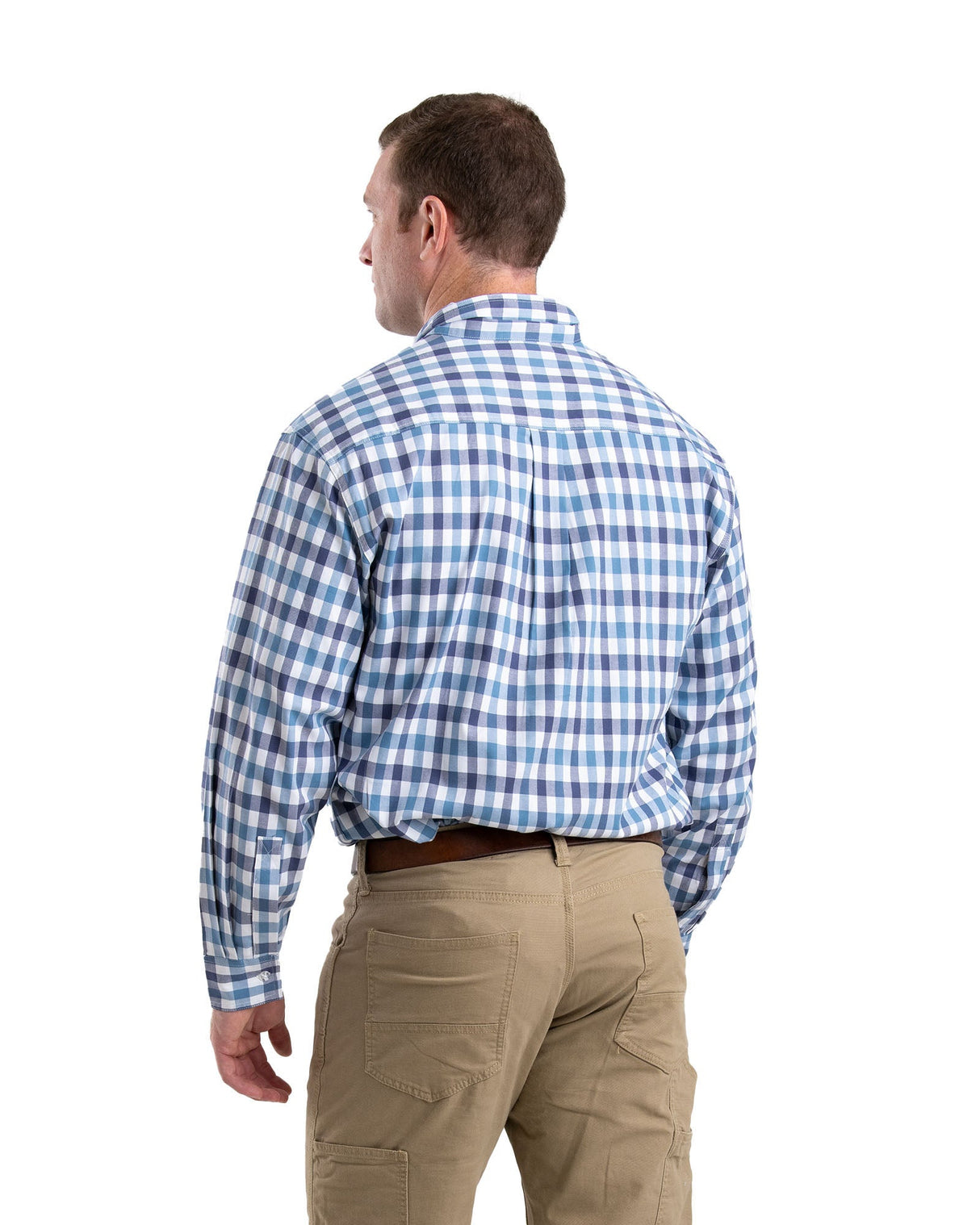 Berne Foreman Flex Long Sleeve Button Down Work Shirt
