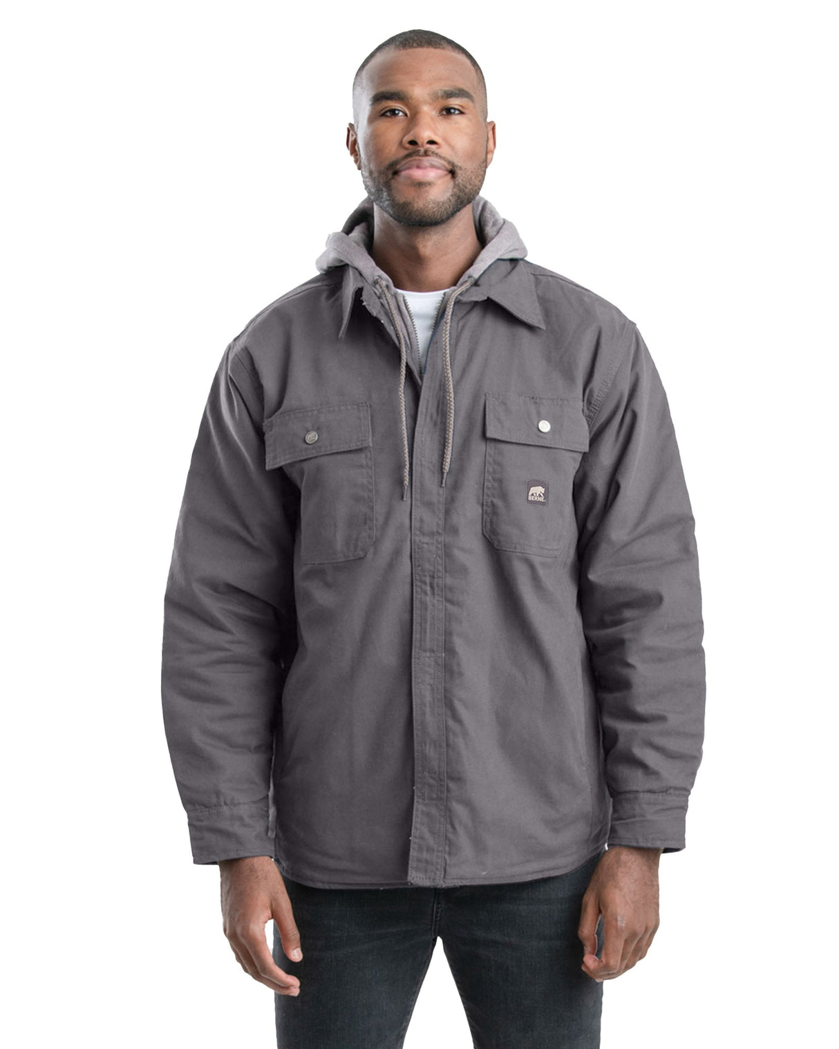 Berne Heartland Duck Hooded Shirt Jacket