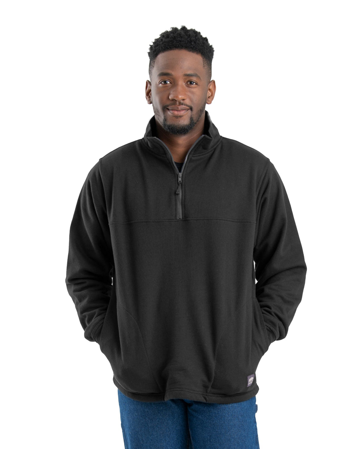 Berne Heritage Thermal-Lined Quarter-Zip Sweatshirt