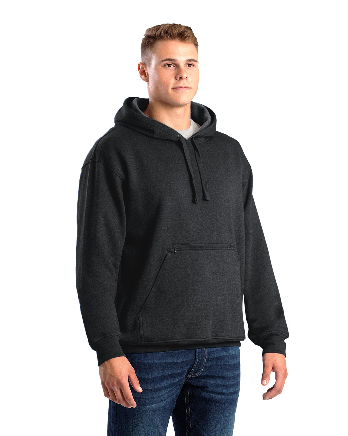 Berne Heritage Zippered Pocket Hooded Pullover Sweatshirt
