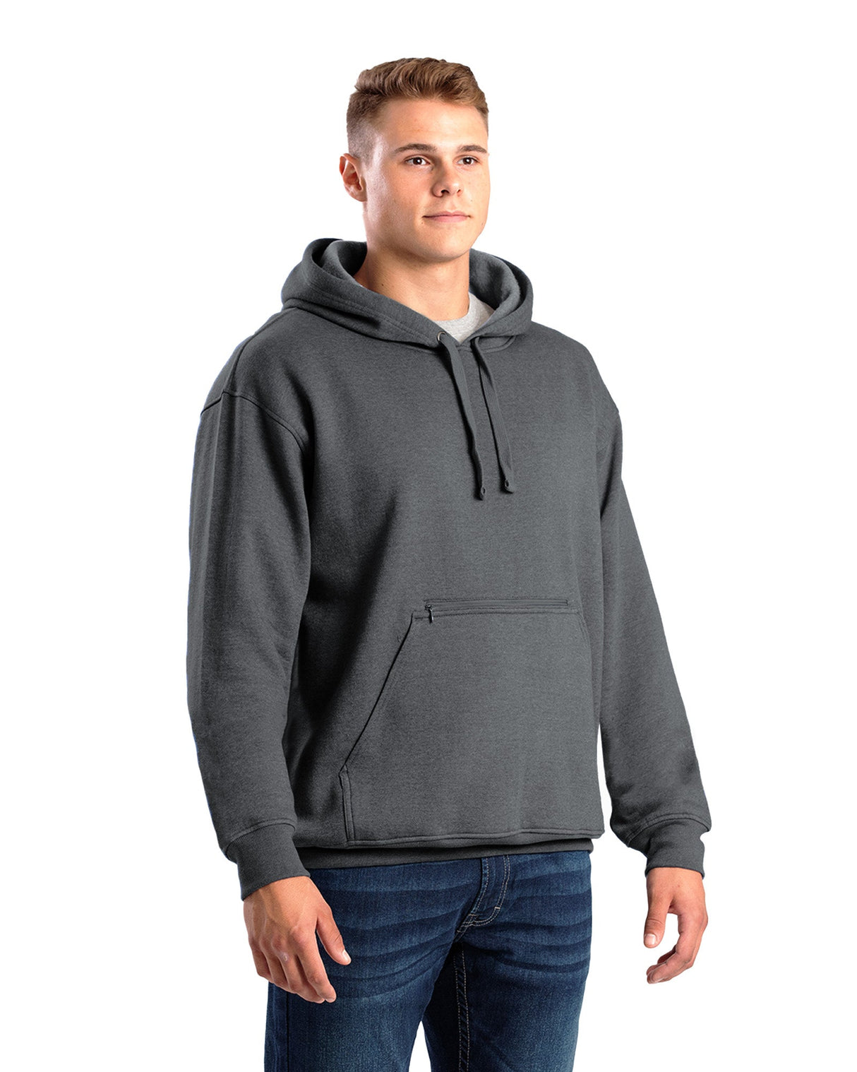 Berne Heritage Zippered Pocket Hooded Pullover Sweatshirt