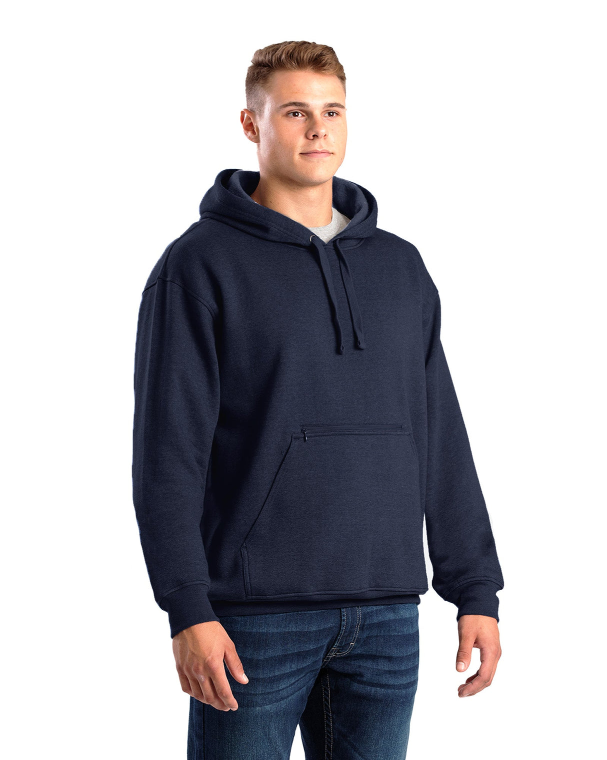Berne Heritage Zippered Pocket Hooded Pullover Sweatshirt