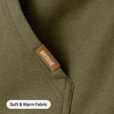 Berne Heritage Zippered Pocket Hooded Pullover Sweatshirt