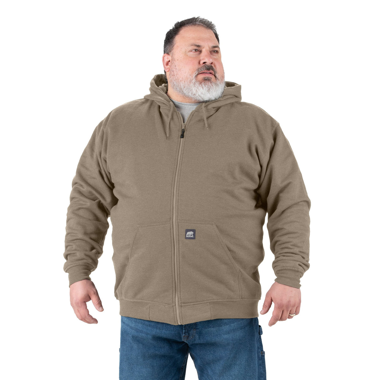 Berne Heritage Thermal-Lined Full-Zip Hooded Sweatshirt