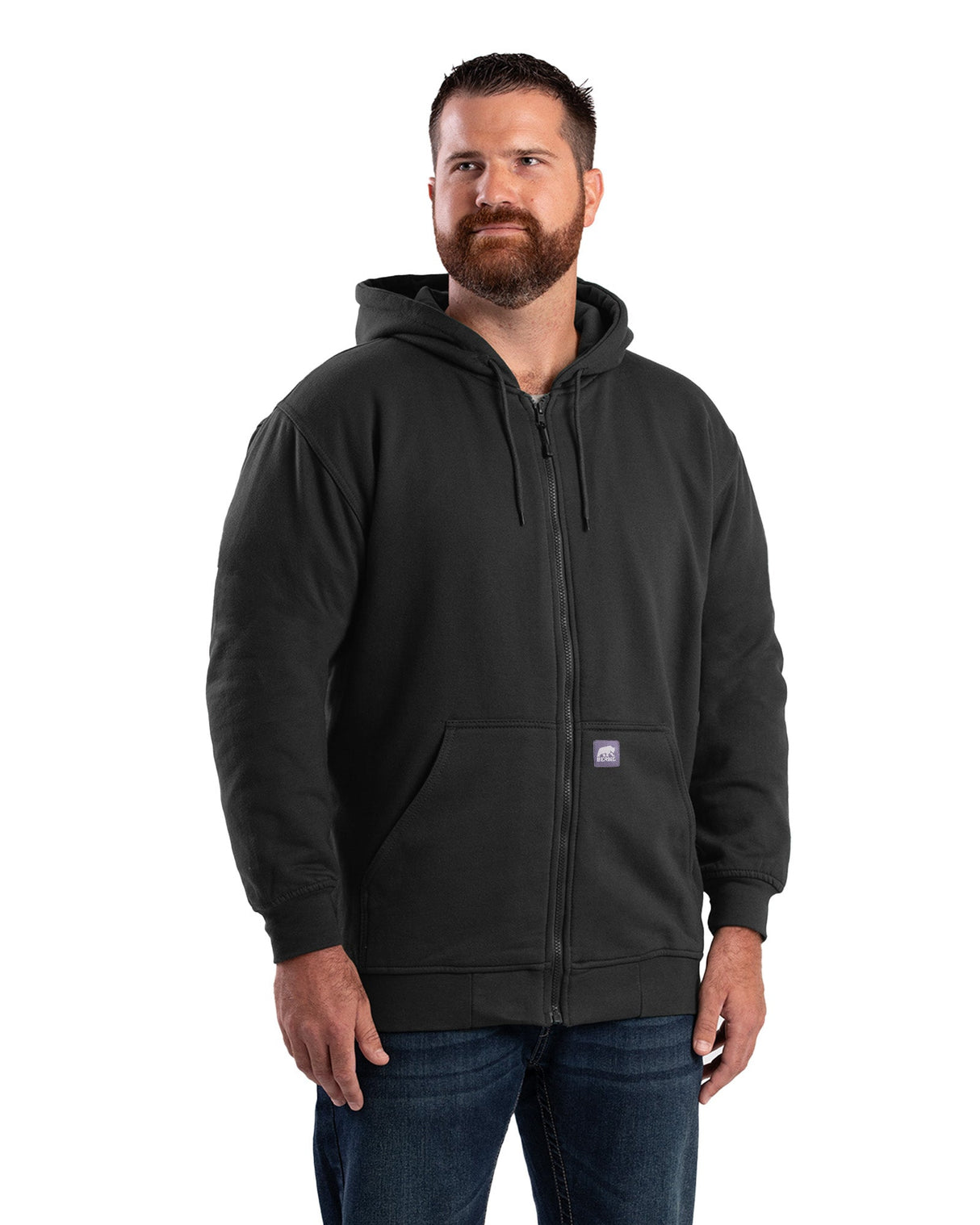 Berne Heritage Thermal-Lined Full-Zip Hooded Sweatshirt