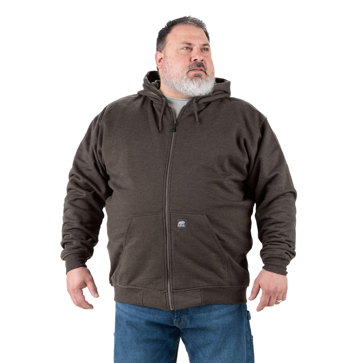 Berne Heritage Thermal-Lined Full-Zip Hooded Sweatshirt